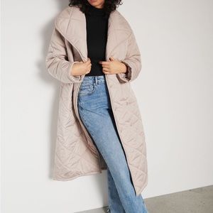 Dynamite Long Quilted Puffer